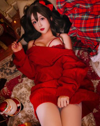 日奈娇 图片集 圣诞红毛衣[98P-2.5GB]整理分享