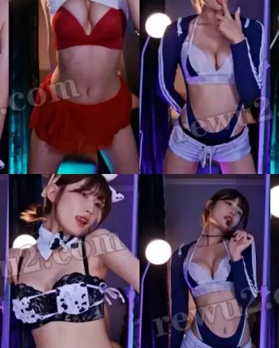 韩国主播twitch golaniyule0 直播跳舞 红色這套100分 无水印（24V4.84G）主播跳舞视频下载资源