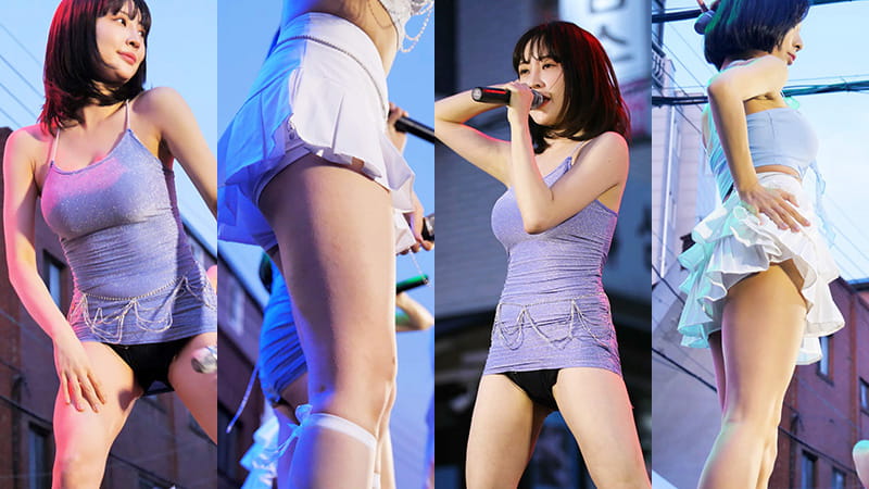 20240510韩国女团Rose Queen现场饭拍秀-直播素材