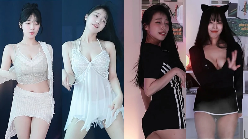 AfreecaTv韩国BJ阿敏24年6月舞蹈合集-舞蹈主播视频
