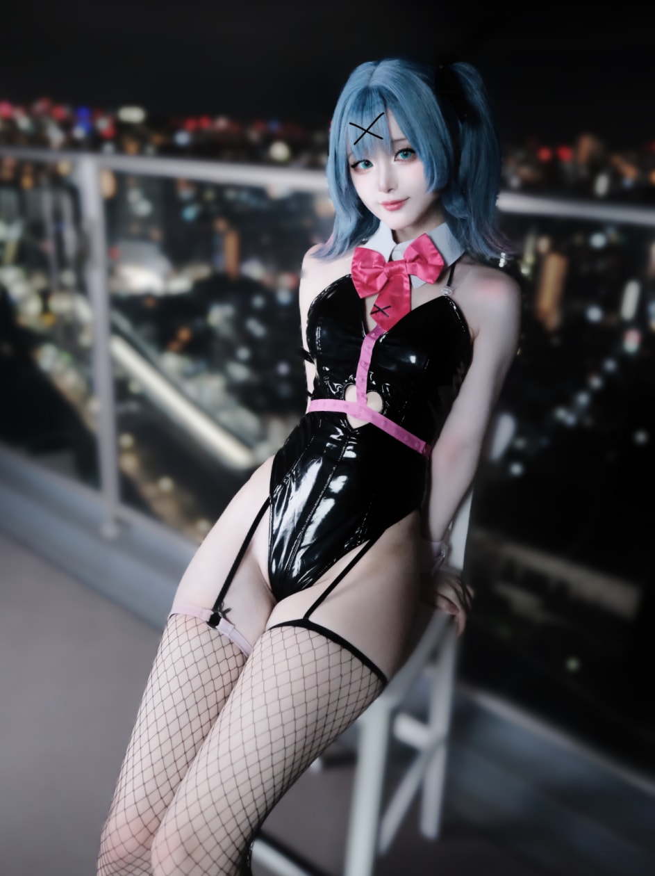 幼愛youmeko – 初音未来兔子洞兔女郎图片包分享