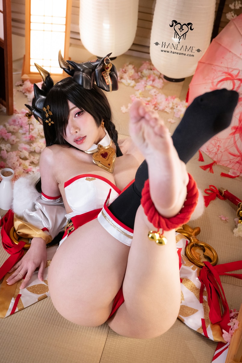 雨波HaneAme – Lustful Goat Miko 邪羊巫女写真书美丽的图片分享