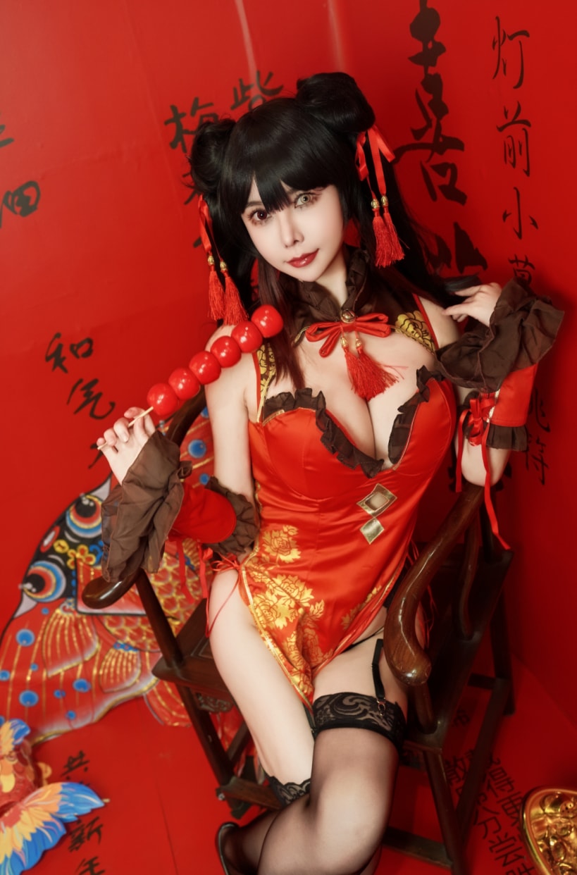 亚马逊鲶鱼 – 时崎狂三 旗袍最新图片