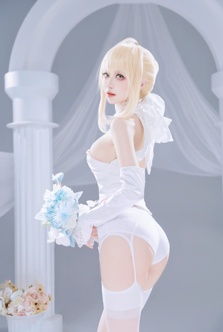 Shika小鹿鹿 FGO-Saber花嫁微博图片 Shika小鹿鹿 FGO-Saber花嫁微博图片