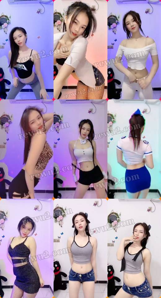 【快手主播】小公举洋 跳舞 无水印 （12v/100m）-素材下载