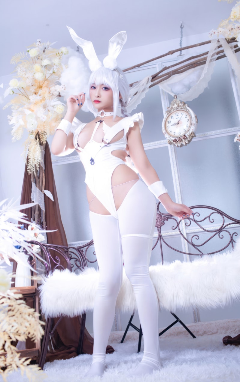 洛璃LoLiSAMA 恶毒 白兔 (碧蓝航线)美丽的图片欣赏