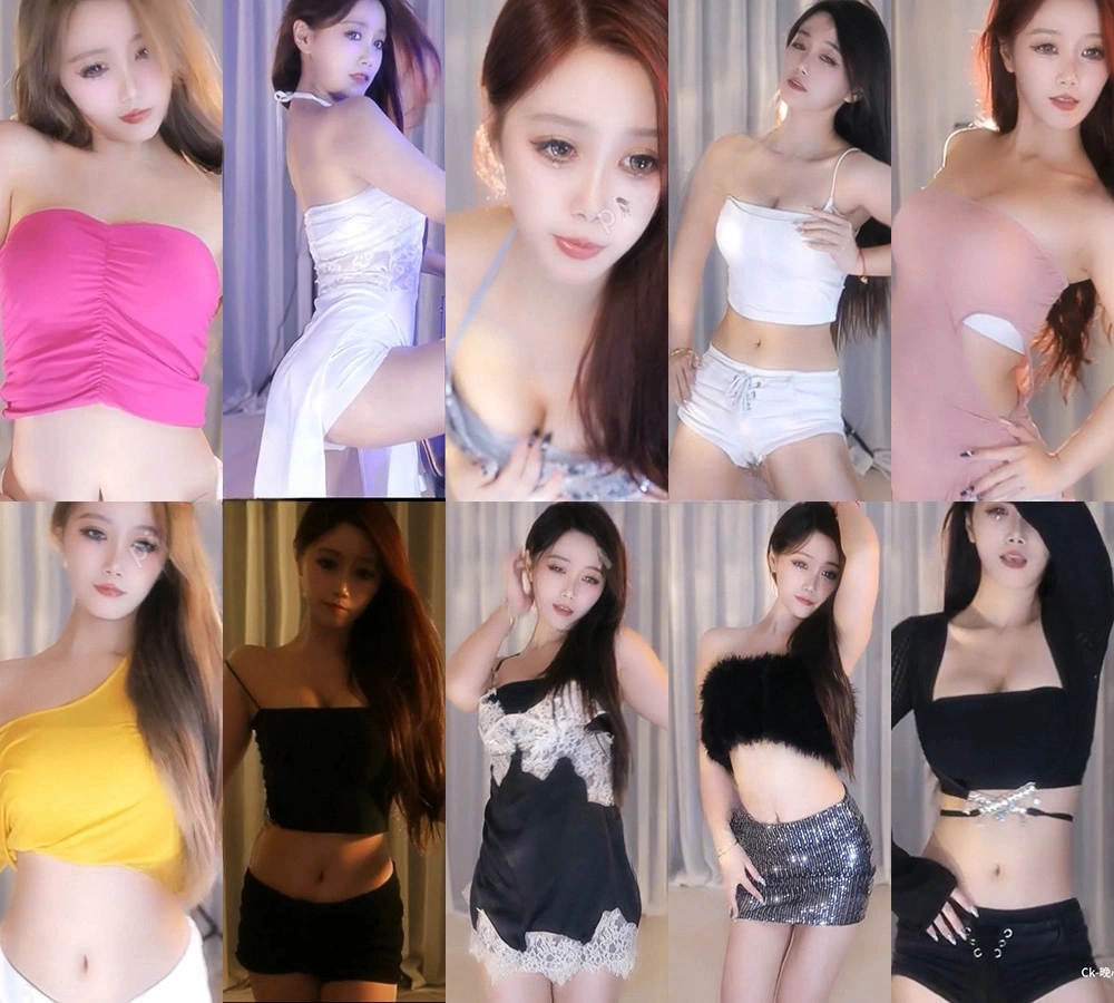 虎牙直播晚心动感跳舞无水舞剪合集-素材下载