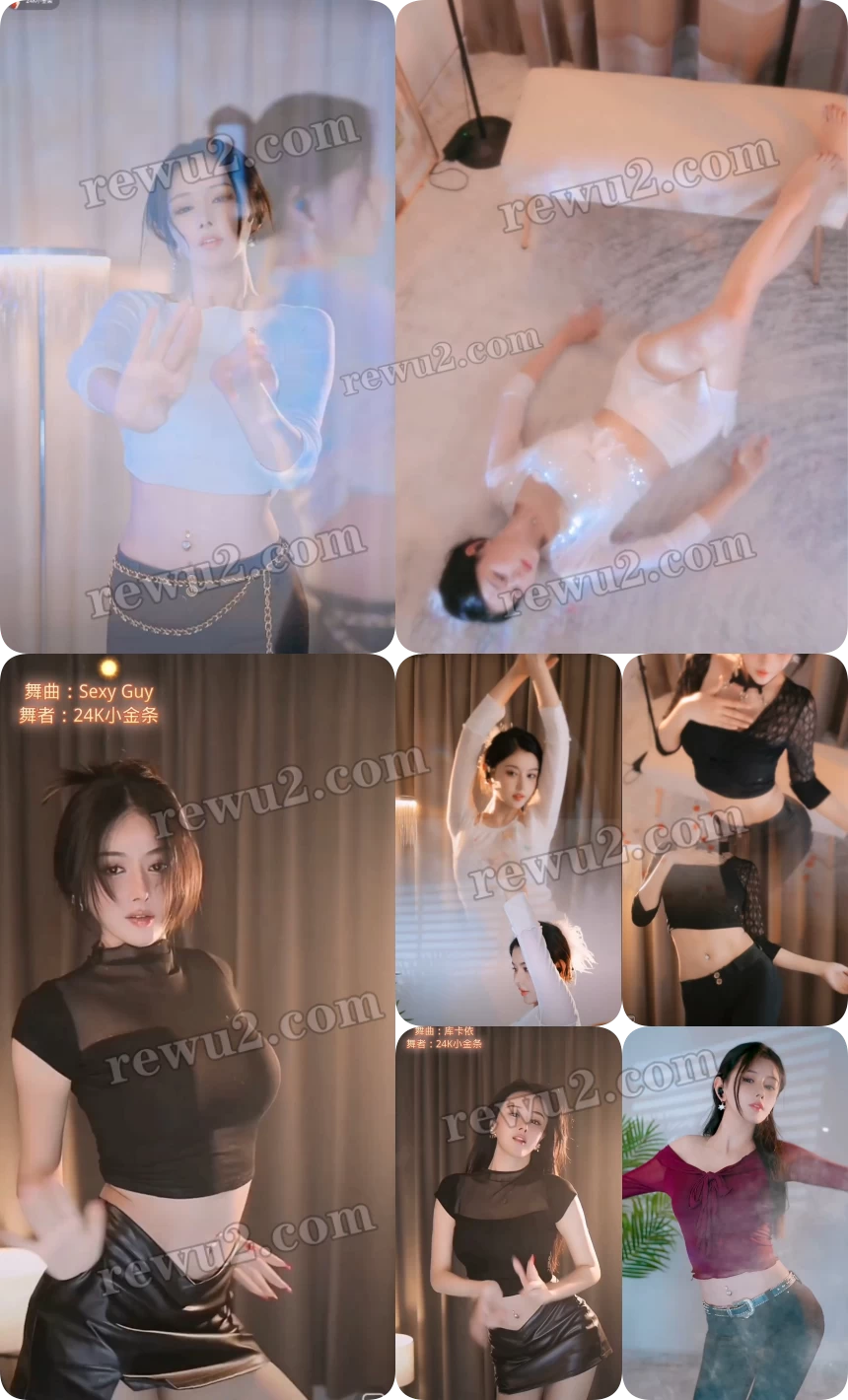 【抖音主播】24k小金条直播跳舞录屏 无水印 （10v/747m）-下载观赏