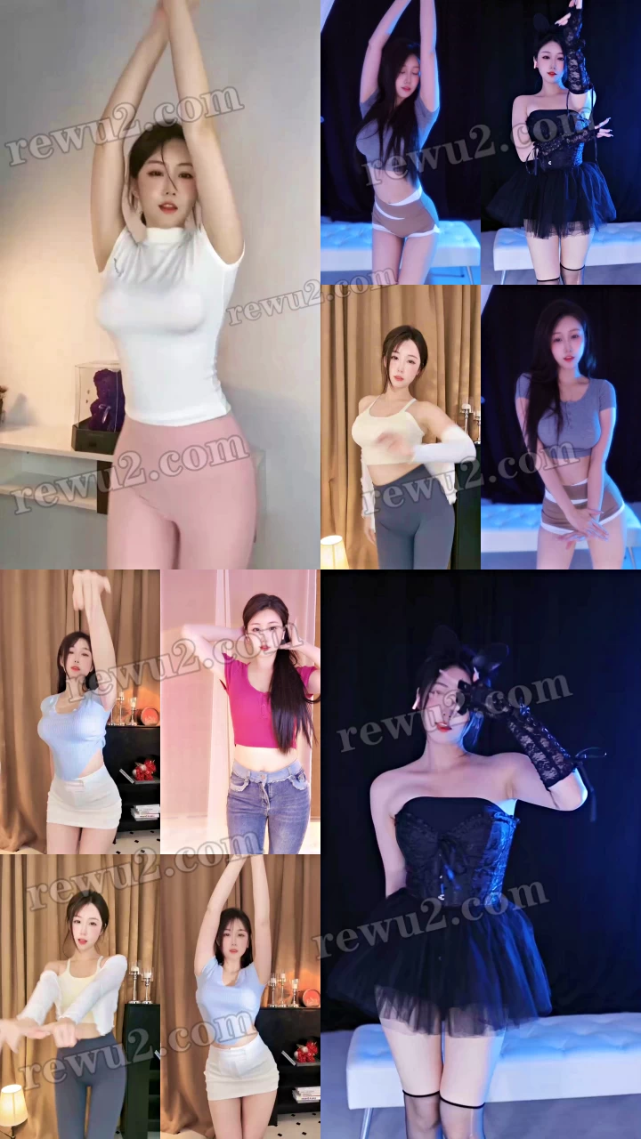 【抖音主播】是肉肉呀 小金银 精选跳舞福利 无水印（12V819M）-直播资源