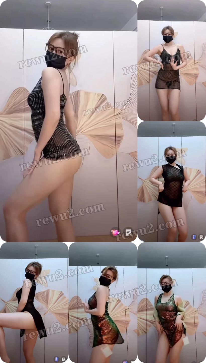 【快手主播】小阿姨透视整活 跳舞录屏 无水印（3v/164m）-直播素材