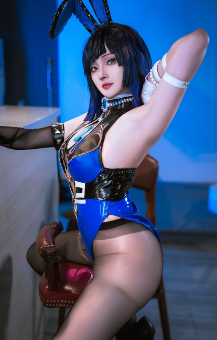 Natsuko夏夏子 – 夜兰兔女郎一起来欣赏吧！