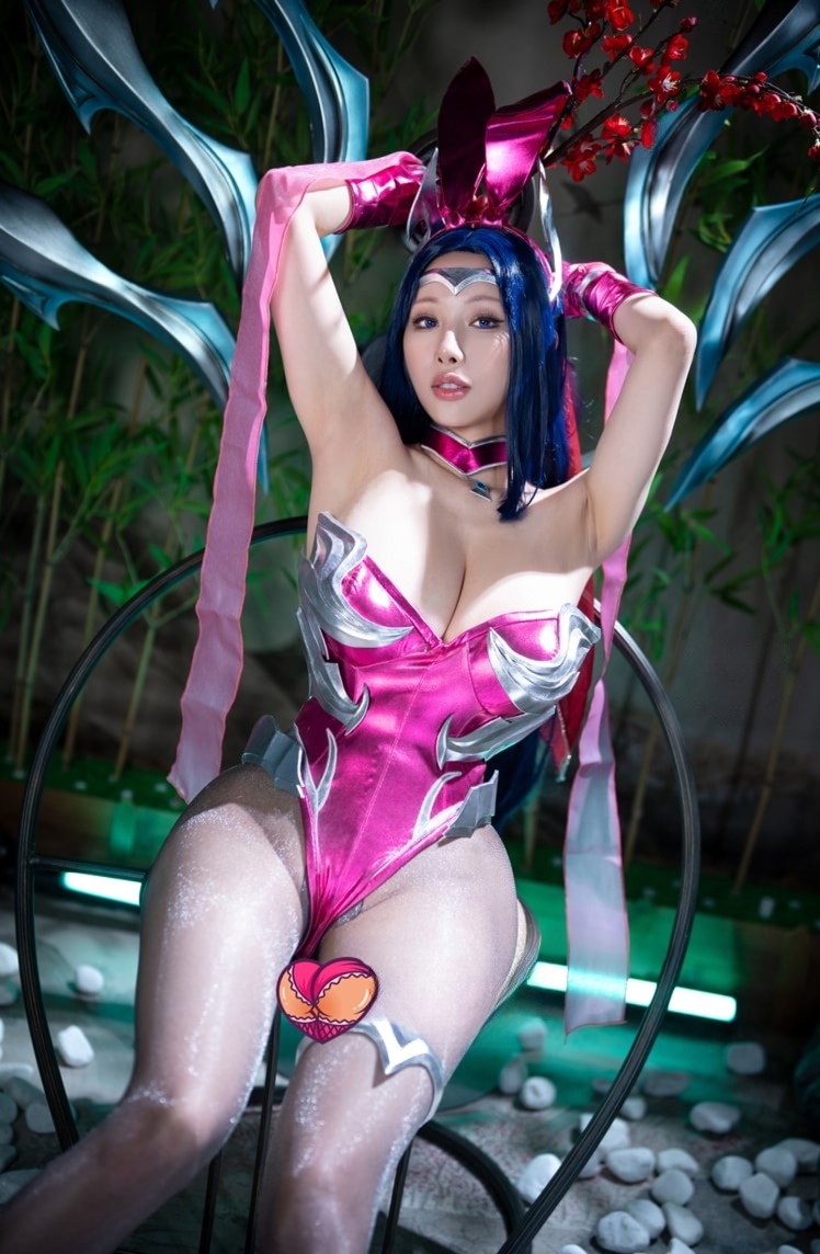 雨波HaneAme – LOL 伊瑞莉雅 兔女郎cos图片下载 雨波HaneAme – LOL 伊瑞莉雅 兔女郎cos图片下载